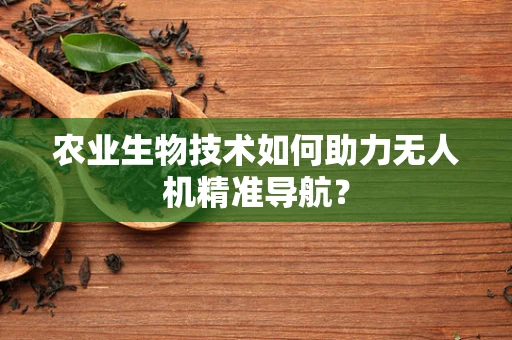 农业生物技术如何助力无人机精准导航？