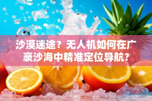 沙漠迷途？无人机如何在广袤沙海中精准定位导航？