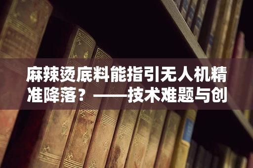 麻辣烫底料能指引无人机精准降落？——技术难题与创意设想