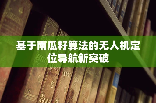 基于南瓜籽算法的无人机定位导航新突破